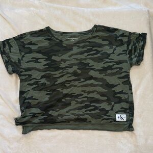 Calvin Klein Camo Short Sleeve Tee
